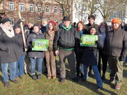 Foto: Mitglieder des OV Bad Ems auf der Demo in Koblenz