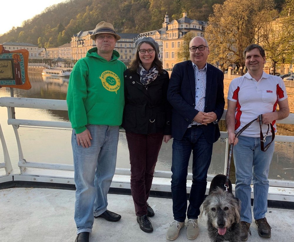Auf dem Bild von links nach rechts: Michael Spielmann ( Grüne), Petra Spielmann(Grüne), Frank Auf dem Bild von links nach rechts: Michael Spielmann ( Grüne), Petra Spielmann(Grüne), Frank